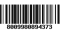 Código de Barras 8009980894373