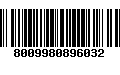 Código de Barras 8009980896032