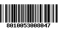 Código de Barras 8010053008047