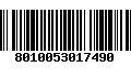 Código de Barras 8010053017490