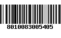 Código de Barras 8010083005405