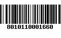 Código de Barras 8010110001660