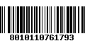 Código de Barras 8010110761793