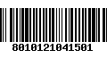 Código de Barras 8010121041501