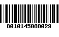 Código de Barras 8010145080029