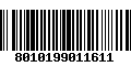 Código de Barras 8010199011611