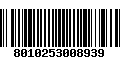 Código de Barras 8010253008939