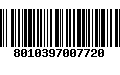 Código de Barras 8010397007720