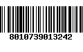 Código de Barras 8010739013242