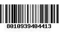 Código de Barras 8010939404413