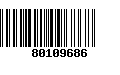 Código de Barras 80109686