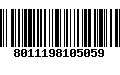 Código de Barras 8011198105059