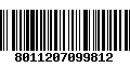 Código de Barras 8011207099812