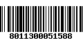 Código de Barras 8011300051588