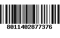 Código de Barras 8011402877376