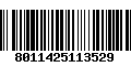 Código de Barras 8011425113529