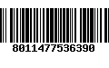 Código de Barras 8011477536390