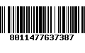 Código de Barras 8011477637387