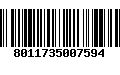 Código de Barras 8011735007594