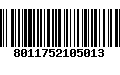 Código de Barras 8011752105013