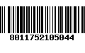 Código de Barras 8011752105044