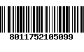 Código de Barras 8011752105099