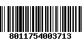 Código de Barras 8011754003713