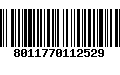 Código de Barras 8011770112529