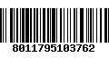 Código de Barras 8011795103762