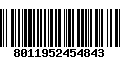 Código de Barras 8011952454843