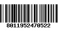 Código de Barras 8011952470522