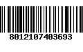 Código de Barras 8012107403693