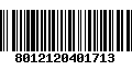 Código de Barras 8012120401713