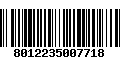 Código de Barras 8012235007718