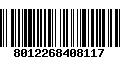 Código de Barras 8012268408117