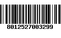 Código de Barras 8012527003299