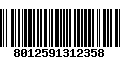 Código de Barras 8012591312358