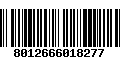 Código de Barras 8012666018277