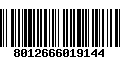 Código de Barras 8012666019144