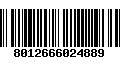 Código de Barras 8012666024889