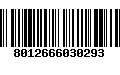 Código de Barras 8012666030293