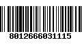 Código de Barras 8012666031115