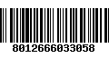 Código de Barras 8012666033058