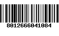 Código de Barras 8012666041084