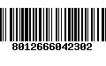 Código de Barras 8012666042302