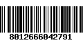 Código de Barras 8012666042791