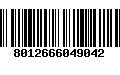 Código de Barras 8012666049042