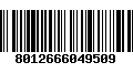 Código de Barras 8012666049509