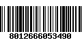 Código de Barras 8012666053490