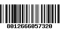 Código de Barras 8012666057320